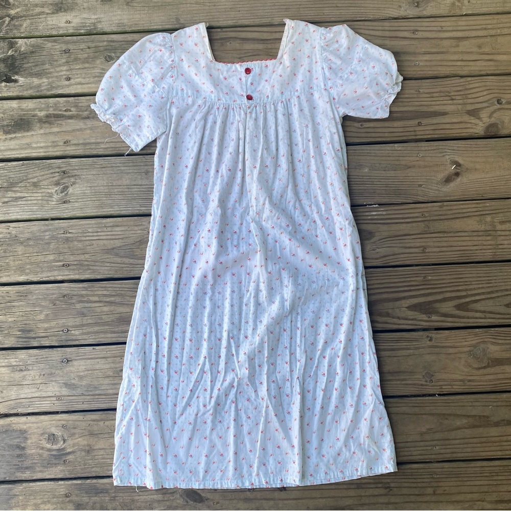 VTG Ditzy Floral Cotton Nightgown